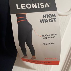 Leonisa high waist firm control leggings NWOT XLarge
